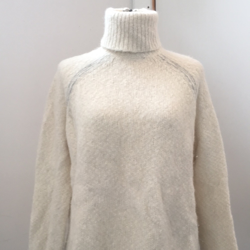 J. Crew Collection Cream Alpaca Sweater